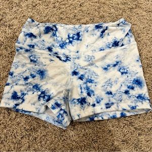 Tie dye fleo shorts